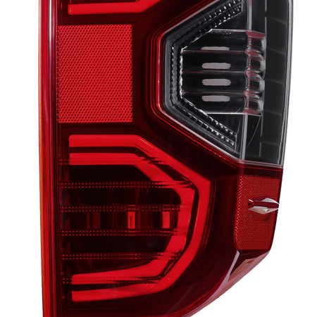 For 2014-2022 Toyota Tundra Red LED Tail Light Assembly Pair
