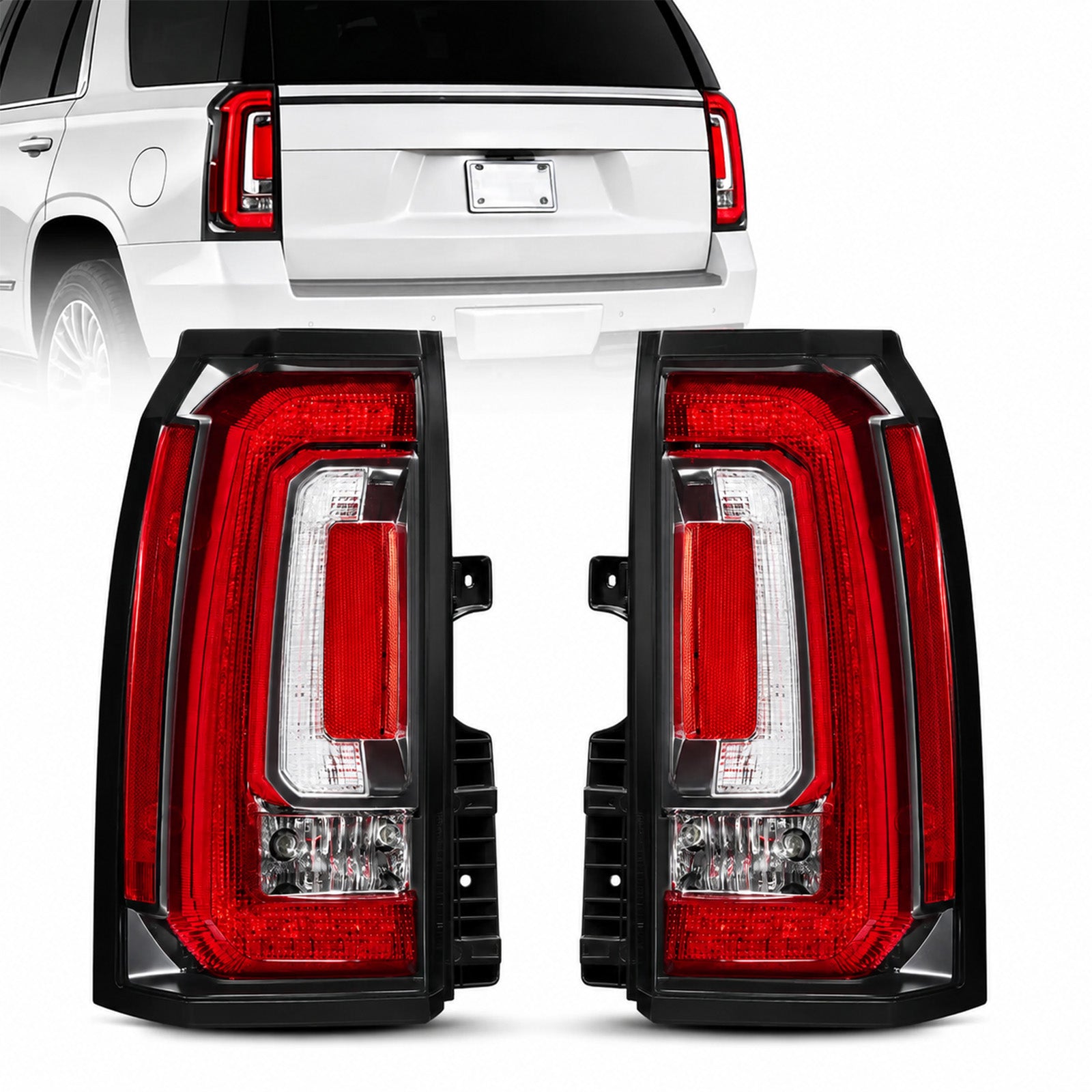 For 2015-2020 GMC Yukon/Yukon XL Denali SLE SLT LED Tail Light Assembly Pair