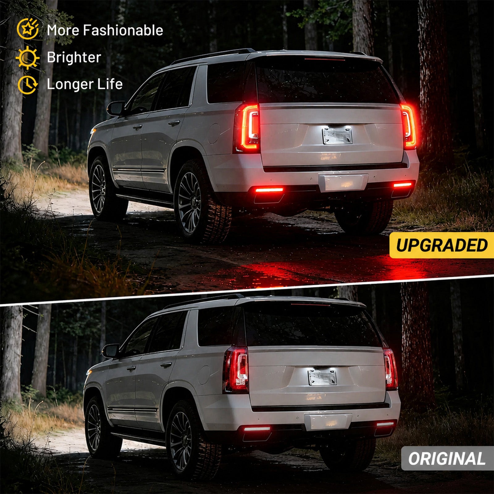 For 2015-2020 GMC Yukon/Yukon XL Denali SLE SLT LED Tail Light Assembly Pair