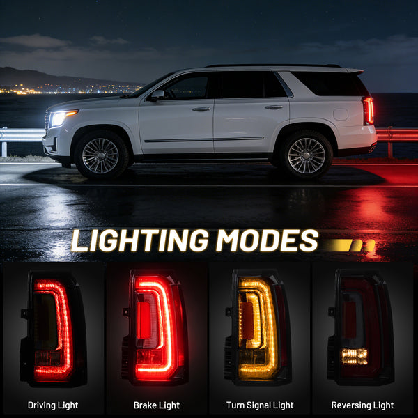 For-2015-2020-GMC-Yukon-LED-Tail-Light-Assembly-Pair-23
