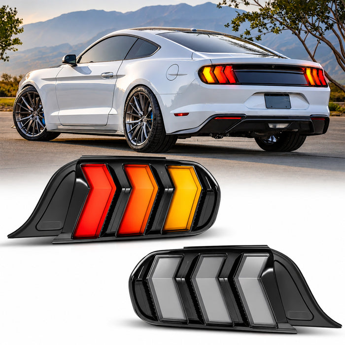 For 2015-2023 Ford Mustang LED Tail Light Assembly Pair