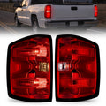 For 2016-2019 Chevy Silverado Red Lens Tail Light Assembly Pair