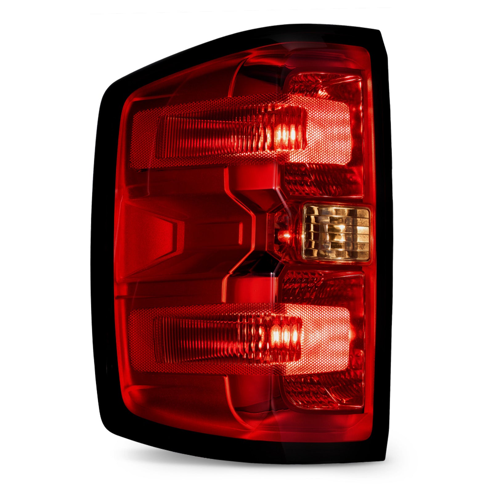 For 2016-2019 Chevy Silverado Red Lens Tail Light Assembly Pair