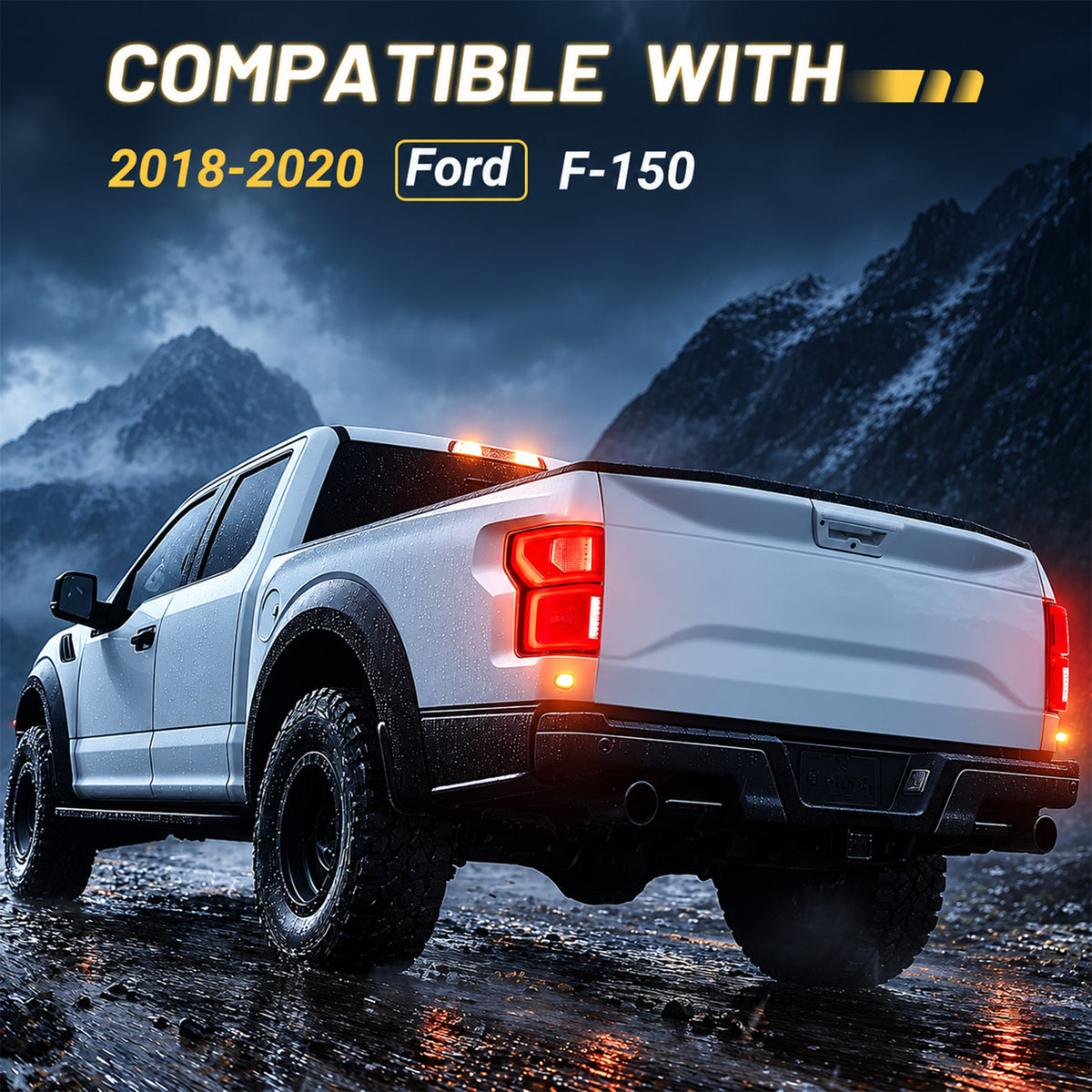 2018–2020 Ford F-150 LED Tail Lights with BLIS