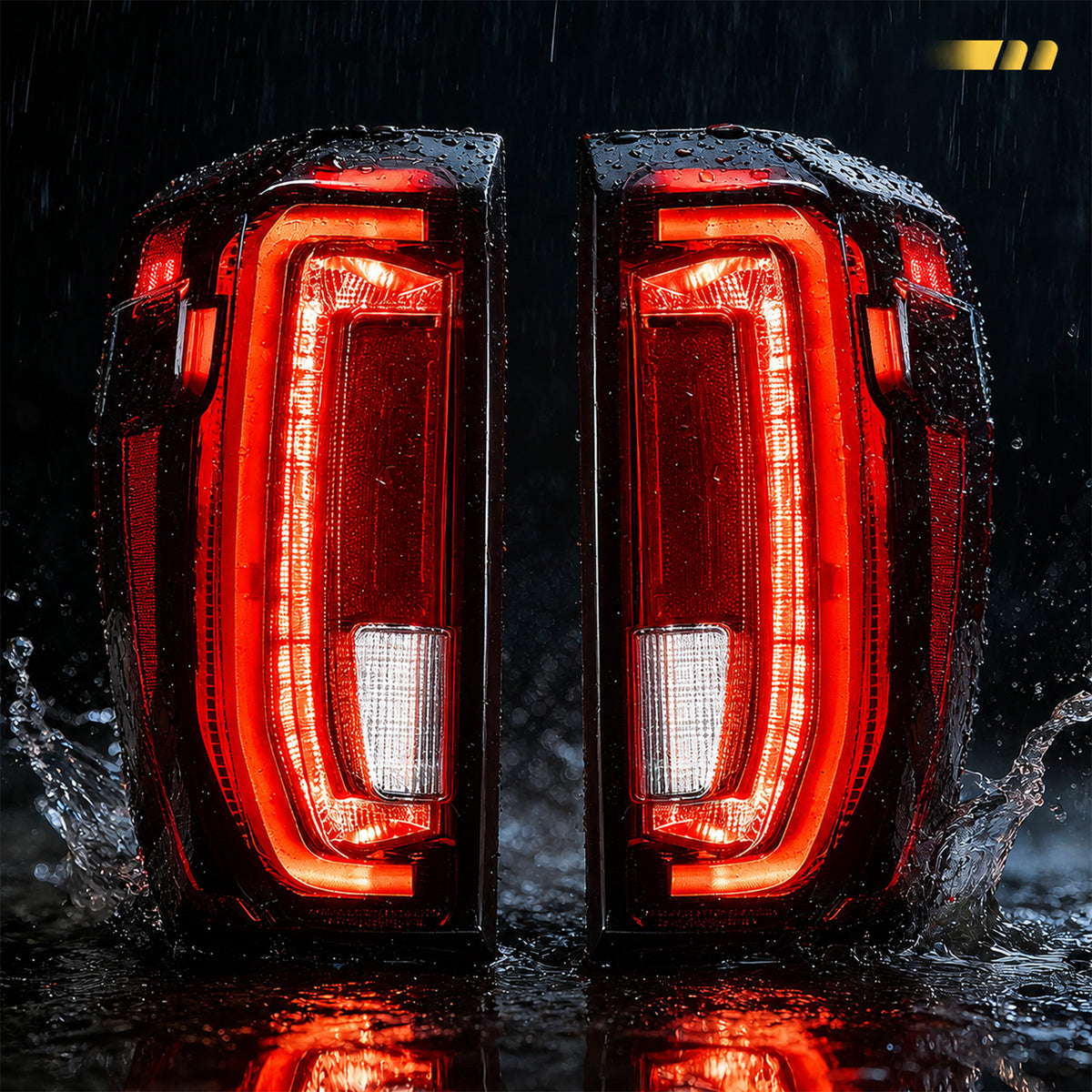 For 2019-2024 GMC Sierra LED Tail Lights Assembly Pair