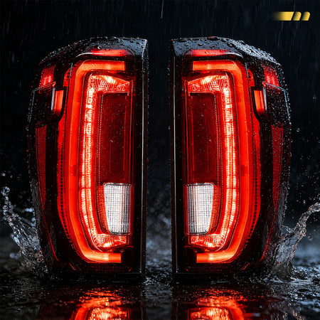 For 2019-2024 GMC Sierra LED Tail Lights Assembly Pair