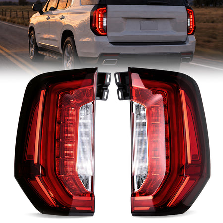 For 2021-2024 GMC Yukon/Yukon XL LED Tail Light Assembly Pair
