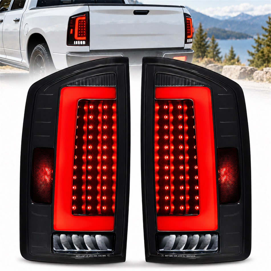 For 2002-2006 Dodge Ram LED Tail Light Assembly Pair