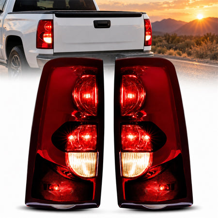 For 2003-2006 Chevy Silverado Tail Light Assembly Pair