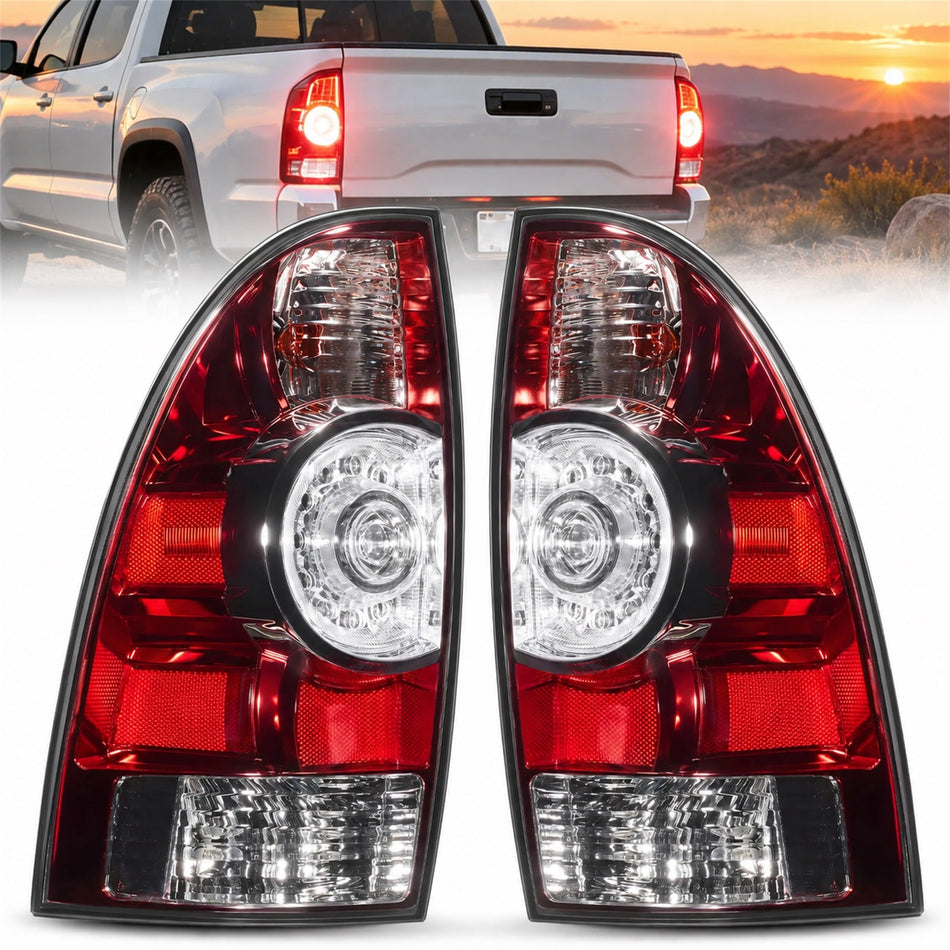 For 2005-2015 Toyota Tacoma Tail Light Assembly Pair
