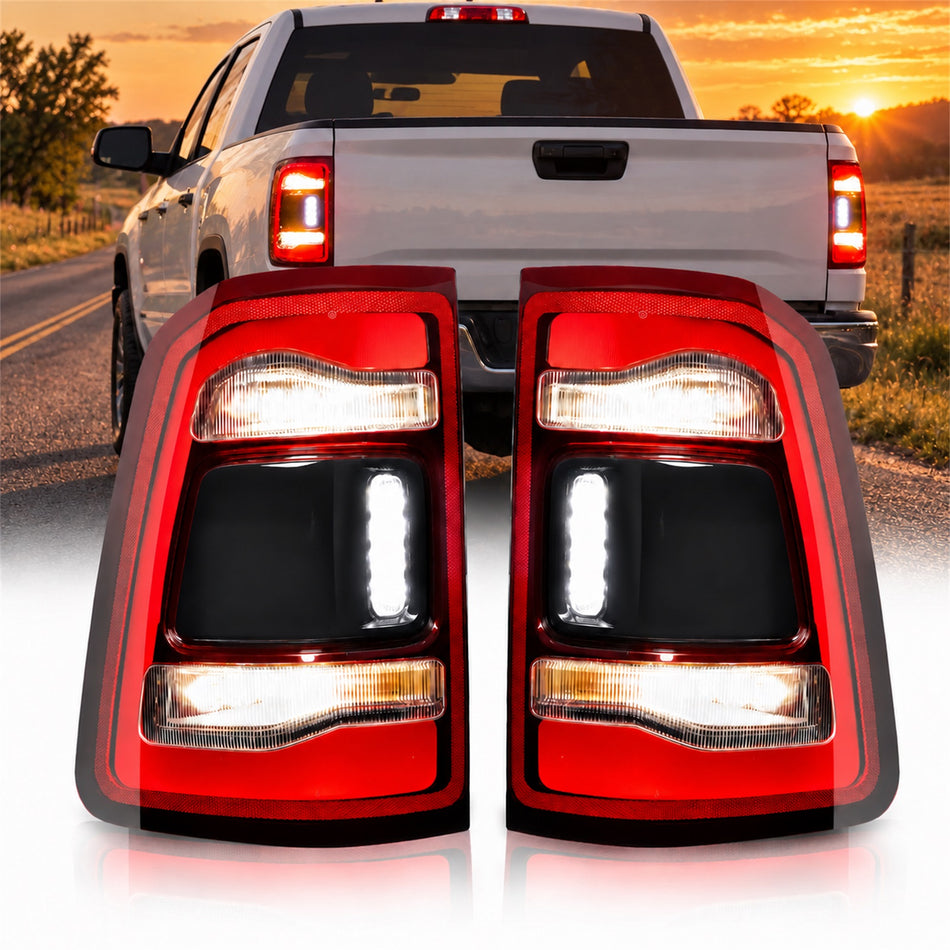For 2019-2023 Dodge Ram 1500 LED Tail Light Assembly Pair
