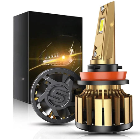 Hawkglow H11 H8 H9 LED Headlight Bulbs 32W 22000LM 6000K