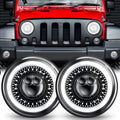 For 2007-2018 Jeep Wrangler 7 Inch LED Headlights Assembly Pair