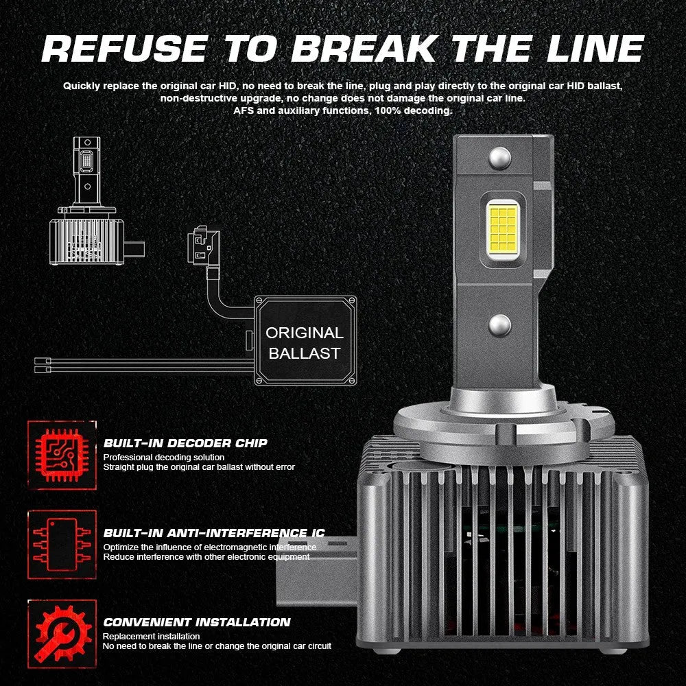 d3s hid bulb replacement with built-in decoder chip