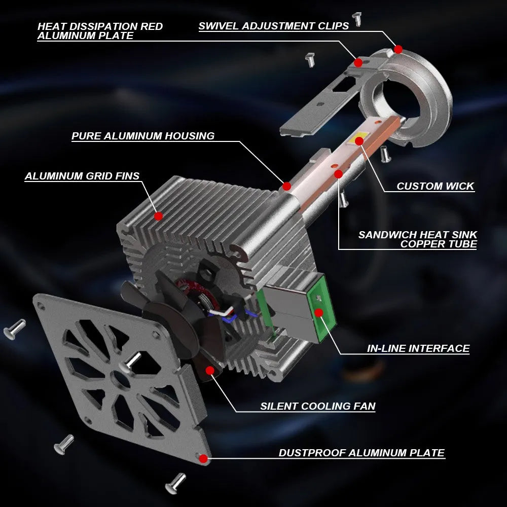d1s led headlight bulb Product Exploded View Diagram