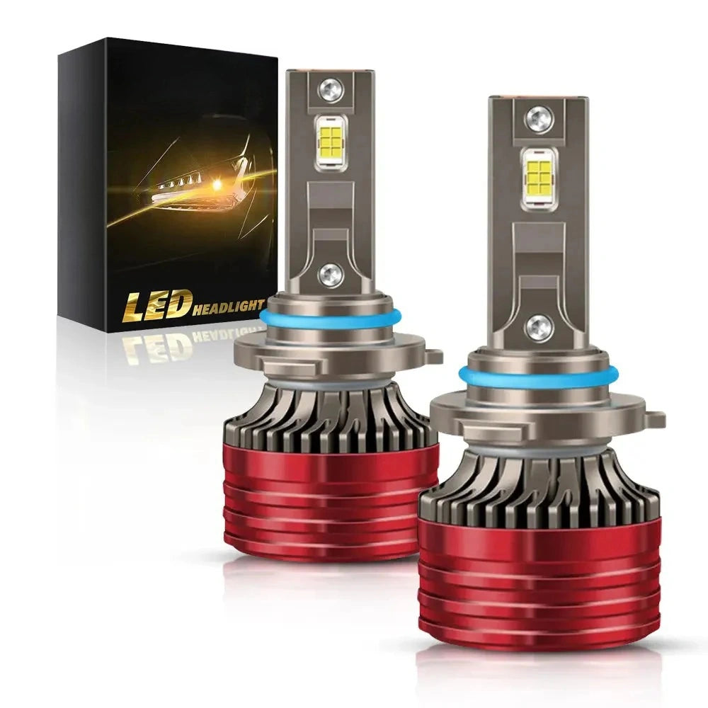 9005/HB3 9012 H11 H7 H4 LED Headlight Bulbs 110W 6400LM 6000K Super Bright White | 2 Bulbs for Chevy/Ford/Dodge/Jeep/BMW/Nissan/Toyota/Honda