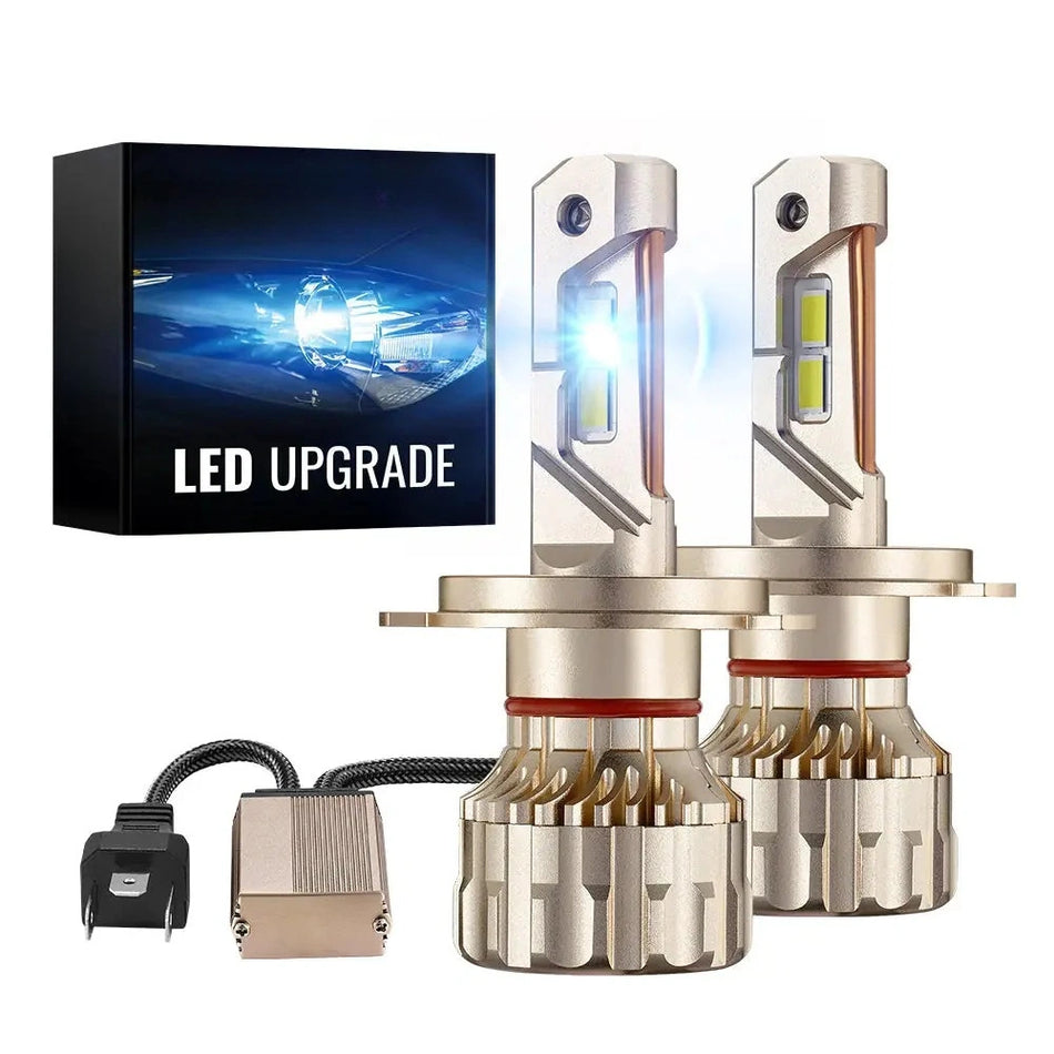 H4/9003/HB2 LED Headlight Bulbs 110W 6500K 28000LM White Dual-function 2Pcs for Chevrolet/Ford/GMC//BMV/Dodge/Honda/Nissan/Jeep