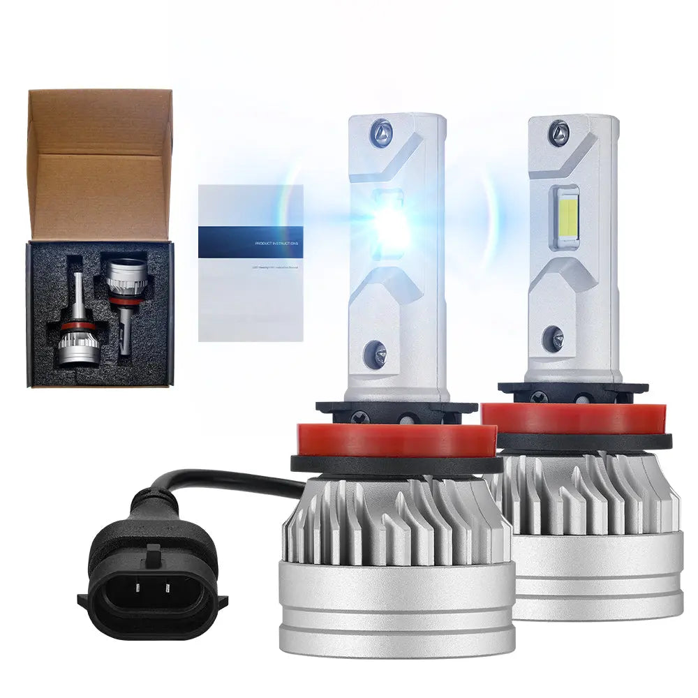 H11 H8 H9 LED Headlight Bulbs 45W 10000LM 6000K | 2 Bulbs for Chevy/Ford/Dodge/Jeep/BMW/Nissan/Toyota/Honda Flashark