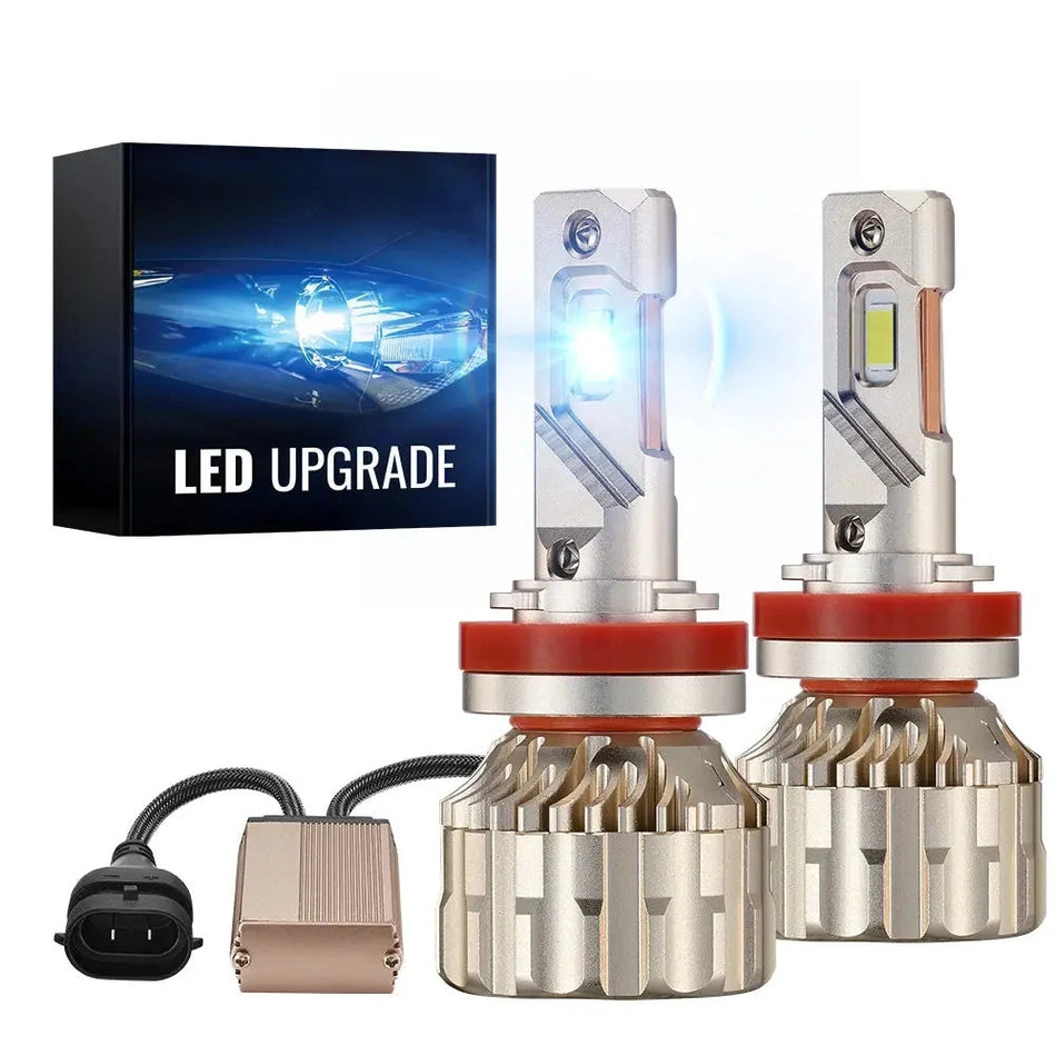 H11 H8 H9 LED Headlight Bulbs 110W 6500K 28000LM White 2Pcs for Chevrolet/Ford/Toyota/Dodge/GMC/Honda/Nissan/Lexus/Jeep/Mazda