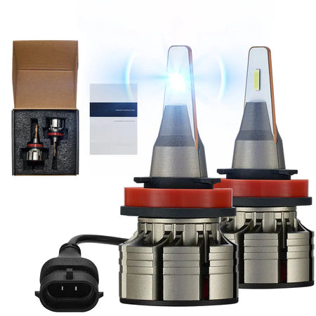H11 H8 H9 LED Headlight Bulbs 36W 4000LM 5500K 2 Bulbs for Chevy/Ford/Dodge/Jeep/BMW/Nissan/Toyota/Honda Flashark
