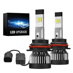 9007/HB5 LED Headlight Bulbs 150W 6500K 22000LM White 2Pcs Dual-function
