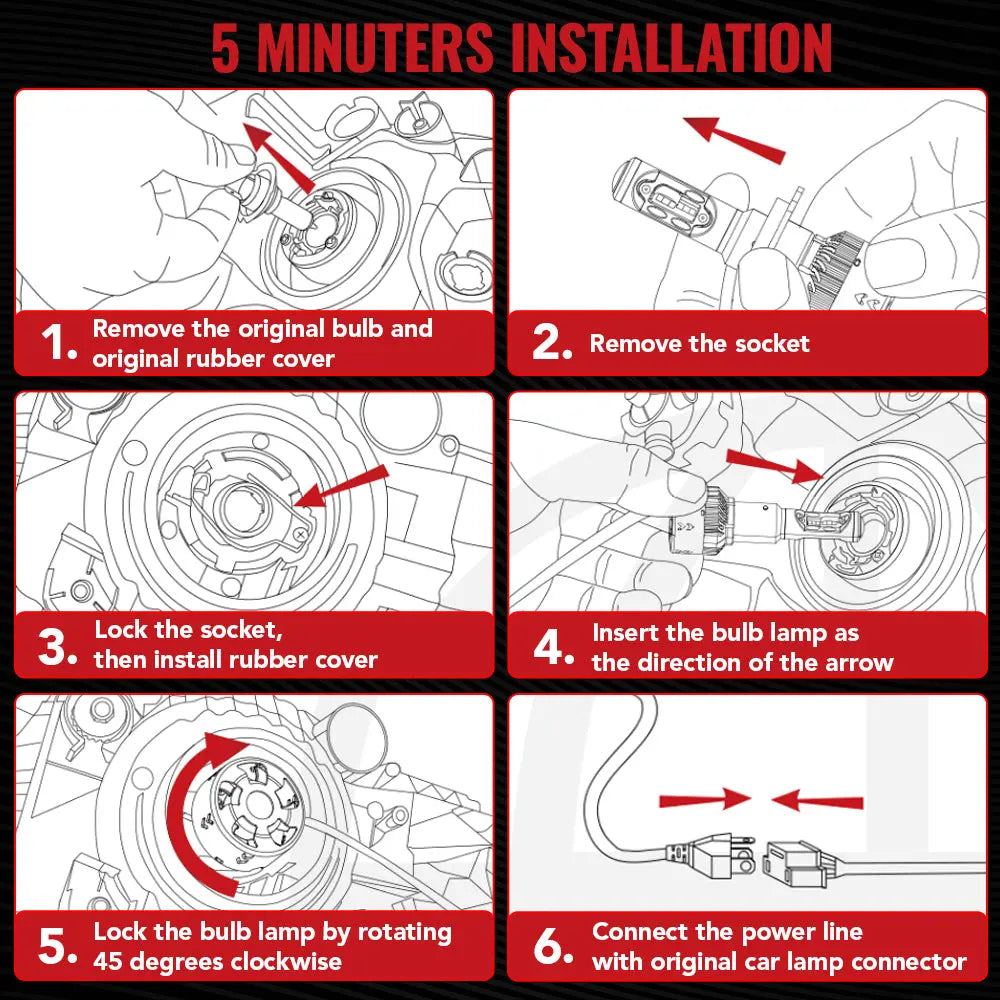 H4/9003/HB2 LED Headlight Bulbs 120W 6500K ??13000LM White  Dual-function 2Pcs for Chevrolet/Ford/GMC//BMV/Dodge/Honda/Nissan/Jeep Flashark