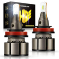 H11/H8/H9 LED Headlight Bulbs 60W 6500K 18000LM White 2Pcs | Economic Series