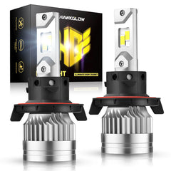 H13/9008 80W 6500K White 24000LM IP67 LED Headlight Bulbs 2Pcs| Hawkglow Plug and Play Series