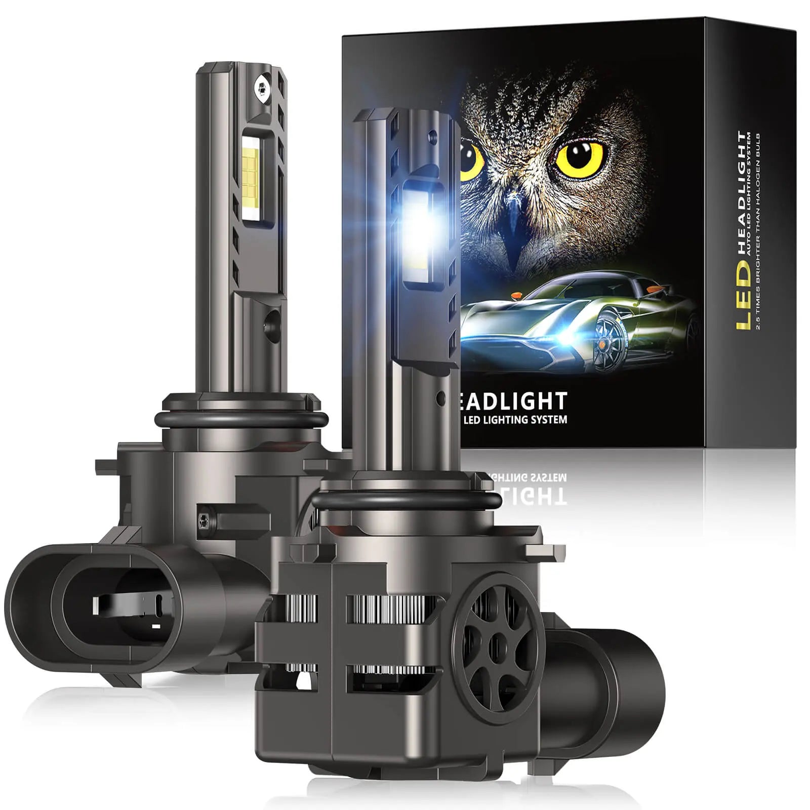 Brightest 9006 headlight bulb - Hawkglow S550 Series